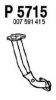 FENNO P5715 Exhaust Pipe